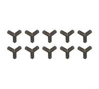 Antique Bronze Finish 10PCS Corner Guards, for Providing Protection and Enhancing the Look of Your Decor (Bronze)