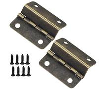 Antique Bronze Hinges, 2 Decorative Box Hinges, Folding Hardware Hinges for Doors, cabinets, Furniture, Vintage Jewelry cabinets