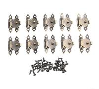Antique Bronze Iron Latch Clasp Hasps, 10 Pcs for Wooden Jewelry Boxes and Heavy Duty Cases (Antique bronze)