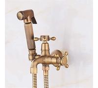Antique Bronze Kitchen Faucet & Bidet Toilet Spray Set - Hygienic Shower with 1.5m Hose & Brass Holder for Optimal Hygiene & Stylish Bathroom Upgrade