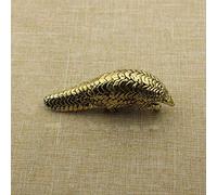 Antique Bronze Mini Pangolin Statue Miniatures Figurines Copper Pangolin Model Crafts Ornaments Desktop Decoration Accessories Art collection
