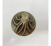 Antique Bronze Sea-Life Marine Nautical Drawer Knobs, Bathroom, Cupboards, Dresser (10. Octopus)