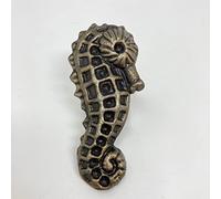 Antique Bronze Sea-Life Marine Nautical Drawer Knobs, Bathroom, Cupboards, Dresser (12. Seahorse)