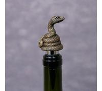 Antique Bronze Snake Bottle Stopper