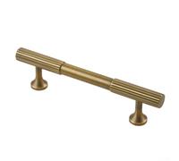 Antique Bronze Solid Brass Drawer Pulls For Kitchen Cabinets And Bedroom Furniture Doors With Construction And Easy Install 128mm(96MM)