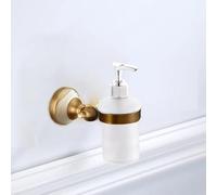 Antique Brushed Solid Brass Bathroom Accessories Sets European jade base Bathroom Hardware Sets Retro Bathroom Products,Soap dispenser