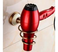 Antique Brushed Solid Brass Bathroom Accessories Sets European jade base Bathroom Hardware Sets Retro Bathroom Products,hair dryer rack