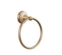 Antique Brushed Solid Brass Bathroom Accessories Sets jade base Hardware Retro Products,towel ring