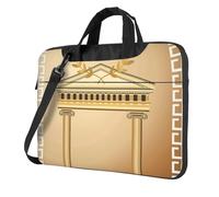 Antique Building Printed Waterproof Laptop Case Ultra-Thin Portable One-Shoulder Laptop Bag 600d Oxford 13in/14in/15.6in
