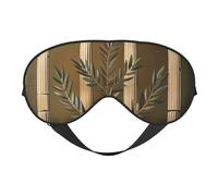 Antique Building with Branch and Greek Printing Sleep Mask for Women Men Double-Sided Print Soft Silk Eye Masks Eye Sleep Shade Cover