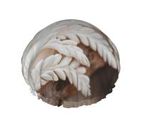 Antique Building with Roman Olive Branch and Greek print Bath cap Large bath cap Fit for all lengths of hair Protects hair bath cap Reusable