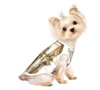 Antique Building with Roman Olive Branch and Greek Print Dog Shirt Summer Pet T-Shirts Stretchy Cats Dogs Tee Shirt Sleeveless Tank Top Dog Vest