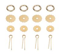 Antique Cabinet Handles Brass Material Vintage Elegant DIY Making | U Pin style drawer pulls for retro wooden boxes cabinets and jewelry boxes with resistant brass