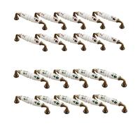 Antique Cabinet Pulls 10PCS 4.5 Inch Ceramic Drawer Pulls Vintage Cabinet Handles for Dresser Closet Cupboard Drawer, 3-3/4in(96mm) Hole Centers Style 1 Vintage Ceramic