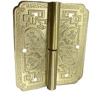 Antique Carved Brass Cabinet Door Hinges Furniture Repair Hinge Drawer Door Hinge Decorative Fittings Hardware Furniture Repair Hinges
