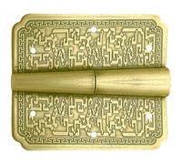 Antique Carved Brass Cabinet Door Hinges Furniture Repair Hinge Drawer Door Hinge Decorative Fittings Hardware for Jewelry Box Small Decorative Hardware