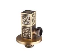 Antique Carved Luxury Copper Brass Valve, Indoor and Outdoor Garden Tap Accessory(Type 3)