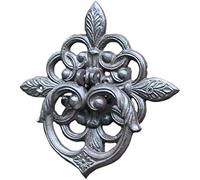 Antique Cast Iron Front Door Knocker, Rustic Vintage Wall Sculpture for Country House, Cottage Farmhouse Garden Gate Handle, Decorative Furniture Pull Closet Knobs, Home Hardware