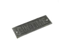 Antique Cast Iron Gin Time Door Sign/Plaque - 152mm
