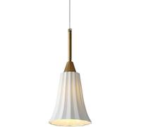 Antique Ceramic Chandelier - Adjustable Hanging Pendant Light, 1-Light Minimalist Ceiling Fixture for Bedroom, Hallway, Balcony, Modern Home Lighting