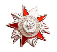 Antique Charm Soviet Badge Brooch Alloy Secure Fastening Cultural Memorial Jewelry Collectors Piece Historical Soviet Brooch