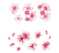 Antique Cherry Blossom Temporary Tattoo Eye Mole Mole Small Flower Peach Blossom Clavicle Sticker Small Fresh Temporary Tattoo Set