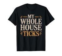 Antique Clock Collector Whole House Ticks Horologist Vintage T-Shirt