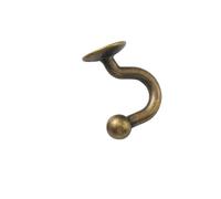 Antique Coat Decorative Packaging Accessories Cabinet Hook zinc Alloy Hook Single Hook Retro Bronze(B-422)