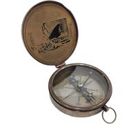 Antique Compass Navigational Marine Brass Lid Titanic Compass Pocket Nautical Navigational Instrument