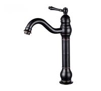 Antique Copper Bathroom Faucets Basin Faucets Brass Oil Rubbed Bronze Black Faucet Bathroom Hand Shower Hot Cold Mxier Water Tap(SLT001)