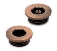 Antique Copper Bleed Valve & Blanking Plug Set for Radiators & Towel Rails ½" BSP