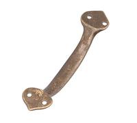 Antique Copper Handle Wardrobe Drawer Pull, Retro Chinese Style Cabinet Pull for Dressers and Cabinets, Copper, 1 Pack (Medium)