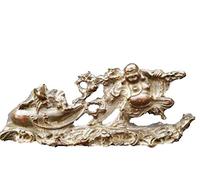 Antique copper Miscellaneous Collection of Copper cloth bag Monk Send treasure Buddha gong Small Gifts