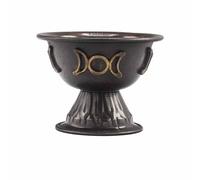 Antique Copper Ritual Chalice Triple Moon