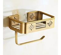 Antique Copper Towel Rack Set - Retro Bathroom Accessories, Includes Towel Bar, Toilet Brush Holder, Paper Holder & Towel Ring for Elegant Home Decor