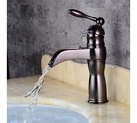 antique copper waterfall faucet european black antique hot and cold washbasin orb bathroom cabinet, orb low model