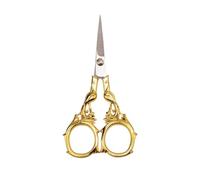 Antique Design Stainless Steel Embroidery Shears Portable & Multipurpose Tool for Precise Thread Cutting Artistic Vintage Sewing Scissors