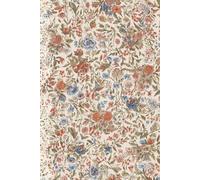 Antique Ditsy Floral Notebook: 100 Lined Pages, 6x9 inch, Aesthetic Small Flower Pattern Journal for Writing (Ditsy Floral Notebook Collection)