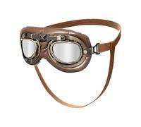 Antique Dog Goggles With Adjustable Leather Straps Windproof PC Lens For Outdoor Adventures & Beach Travel Outdoor Dog Accessories Eyewear