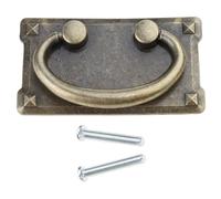 Antique Drawer Pull Zinc-Alloy Dressers Knob Cupboard Handle Vintage Furniture Decor Handle Square Bedside Cabinet Pull