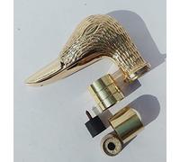 Antique Embossed Designer Solid Brass Duck Head Handle for Walking Stick Canes Shaft