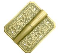 Antique Engraved Brass Cabinet Door Hinges Removable Decorative Hinges for Jewelry Box Cabinets Furniture Hardware Carved Cabinet Drawer Door Hinge Decorative Fittings