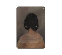 Antique Female Portrai Retro Poster Metal Tin Sign Chic Art Retro Iron Painting Bar People Cave Cafe Family Garage Poster Wall Decoration 8x12inch(20x30cm)