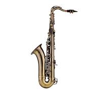 Antique Finish Bb Tenor Saxophone Sax Brass Body White Shell Keys Woodwind Instrument With Carry Case Music Neccessaries