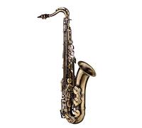 Antique Finish Bb Tenor Saxophone Sax Brass Body White Shell Keys Woodwind Instrument With Carry Case Gloves
