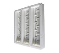 Antique Floor for tile Molds, Plastic Casting Frames Antique | 3-Pack 40x10x3cm Dual-Cavity Easy Demold Wear-Resistant for DIY Home Flooring Projects