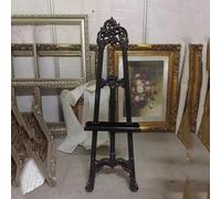Antique French Style Easel, Gold/Silver Carved Art Display, Easel Stand, ABS Display Stand, 160cm Artist Easel, Ornate Detailing Easel Stand for Painting+(Color:Gold)