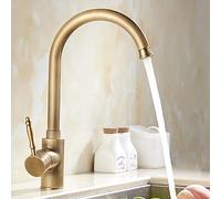 Antique Full Home Kitchen Sink Vintage Copper Color hot and Cold Mixer Faucet, b