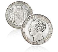 Antique German Coins, 1841 Saxe-Altenburg 2 Thaler Coins for Collectors, German Imperial Eagle Coin Collection, Germany European Old Coin, Vintage Historical Souvenirs