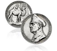 Antique German Coins, 1941 Rommel Medal Coins for Collectors, German Imperial Eagle Coin Collection, Germany European Old Coin, Vintage Historical Souvenirs